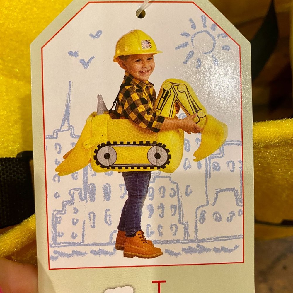 Same Day Shipping Last One NWT Excavator Construction Worker Halloween Costume - Picture 5 of 6